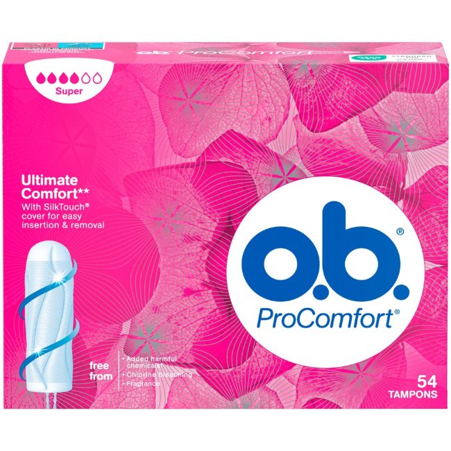 Тампоны o.b. ProComfort Super 54 шт Тампоны o.b. ProComfort Super 54 шт