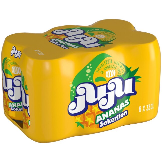 Безсахарный ананасовый напиток Juju 0,33 л (уп 6 шт)