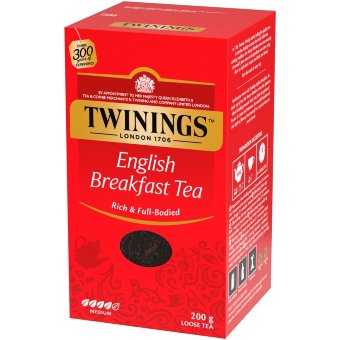 Черный чай листовой English Breakfast Twinings 200 г Черный чай листовой English Breakfast Twinings 200 г