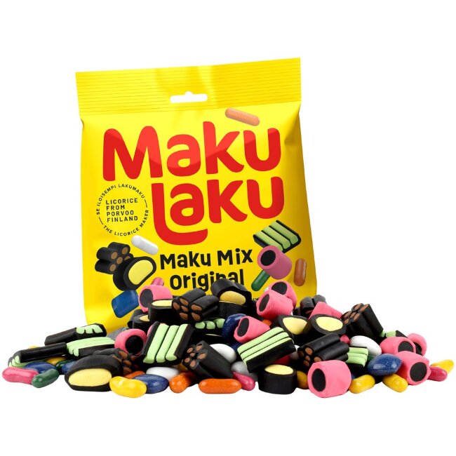 Мягкая лакрица Maku Mix Original 225 гр Мягкая лакрица Maku Mix Original 225 гр