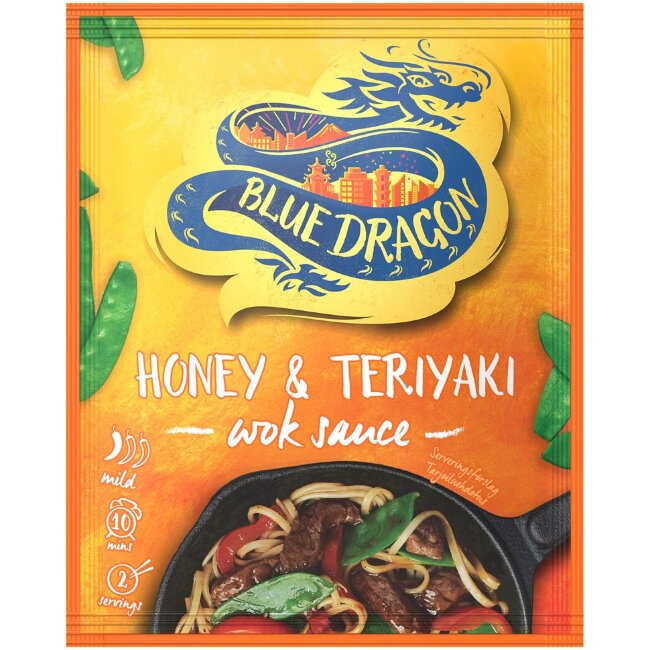 Соус для вок Blue Dragon медовый и терияки 120 гр