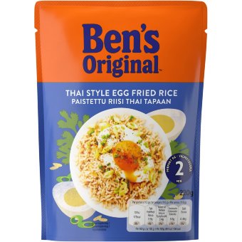 Жареный готовый рис Ben's Original в тайском стиле 220 гр Жареный готовый рис Ben's Original в тайском стиле 220 гр