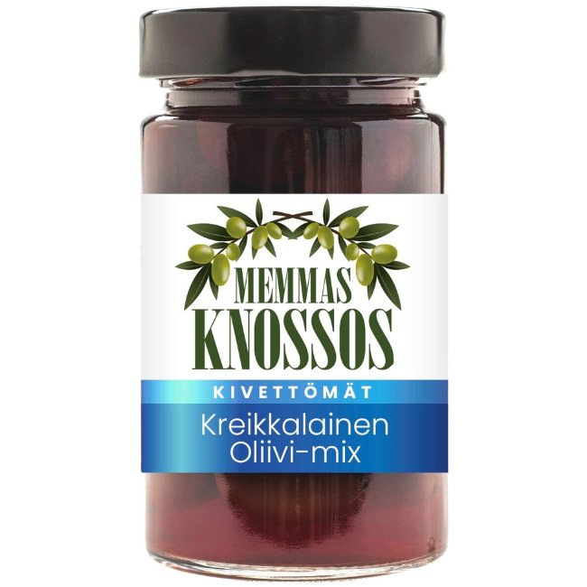 Микс без косточек оливок Knossos греческий 295 гр/160 гр