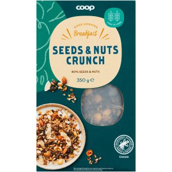 Мюсли с семенами и орехами Coop 350 гр Мюсли с семенами и орехами Coop 350 гр