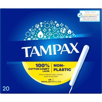 Тампоны Tampax Regular 20 шт Тампоны Tampax Regular 20 шт