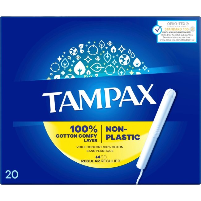 Тампоны Tampax Regular 20 шт Тампоны Tampax Regular 20 шт