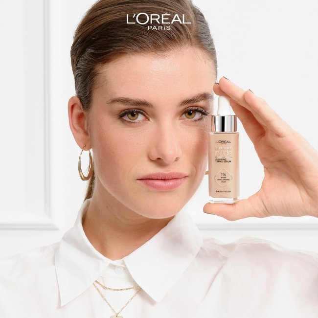 Тональный крем-сыворотка L'Oréal Paris True Match Nude Plumping 3-4 Light-Medium 30 мл