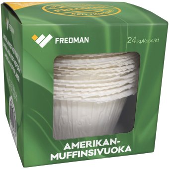 Форма для выпечки Американских маффинов Eskimo (белые, картон) 24 шт Форма для выпечки Американских маффинов Eskimo (белые, картон) 24 шт