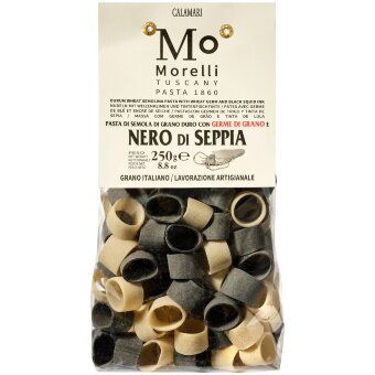 Фигурные макароны Morelli с чернилом кальмара Calamari 250 гр