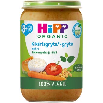 Рагу из нута с рисом HiPP 220 гр для детей от 8 месяцев органическое