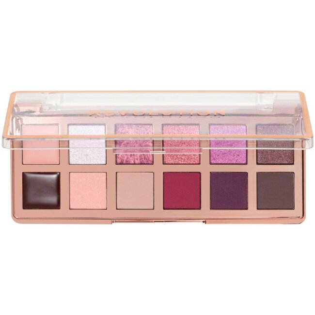 Палетка теней для век Revolution the cherry icon rich berry 12 оттенков Палетка теней для век Revolution the cherry icon rich berry 12 оттенков