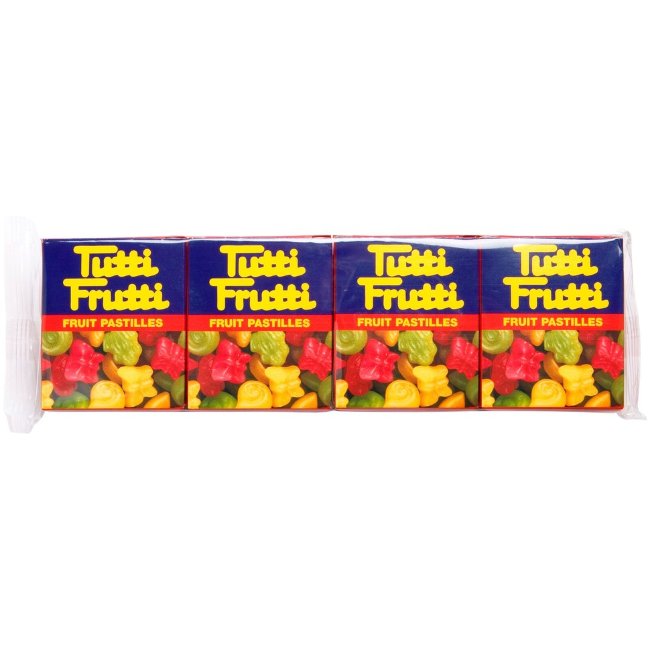 Фруктовые пастилки для детей Tutti Frutti Cloetta 4х17гр