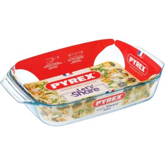 Стеклянная форма для запекания Pyrex Irresistible 39x25 см