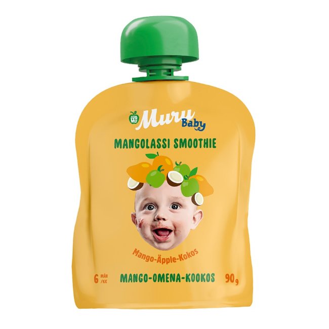 Пюре-смузи Muru Baby манго-яблоко-кокос 90 гр