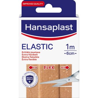 Пластырь Hansaplast Elastic 1м х 6см Пластырь Hansaplast Elastic 1м х 6см