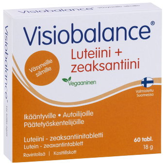 Витамины с экстрактом черники и календулы Visiobalance 60 таблеток Hankintatukku Витамины с экстрактом черники и календулы Visiobalance 60 таблеток Hankintatukku