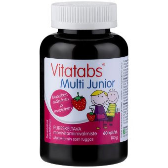 Мультивитамины для детей Vitatabs Multi Junior 60 капсул Hankintatukku Мультивитамины для детей Vitatabs Multi Junior 60 капсул Hankintatukku
