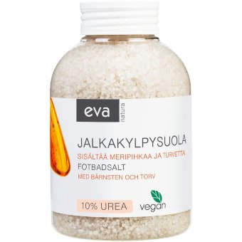 Соль для ванн для ног Eva Natura, содержит янтарь и торф