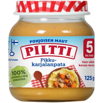 Piltti ( картофель и тушеное мясо ) 125 гр