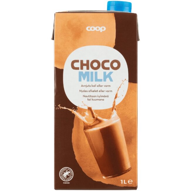 Молочный какао напиток Coop 1 л UHT Молочный какао напиток Coop 1 л UHT