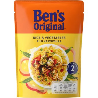 Готовый рис с овощами Ben's Original 220 гр Готовый рис с овощами Ben's Original 220 гр