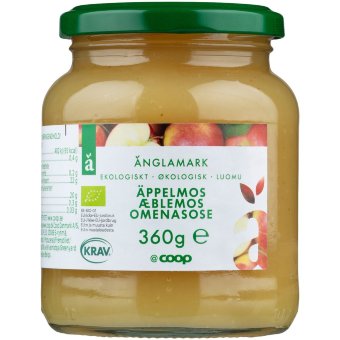 Яблочное пюре органическое Änglamark 360 гр Яблочное пюре органическое Änglamark 360 гр