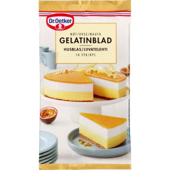 Лист желатина Dr. Oetker 10 шт/уп Лист желатина Dr. Oetker 10 шт/уп