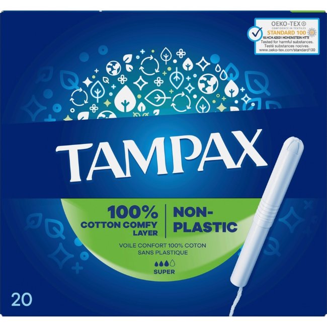 Тампоны Tampax Super 20 шт Тампоны Tampax Super 20 шт