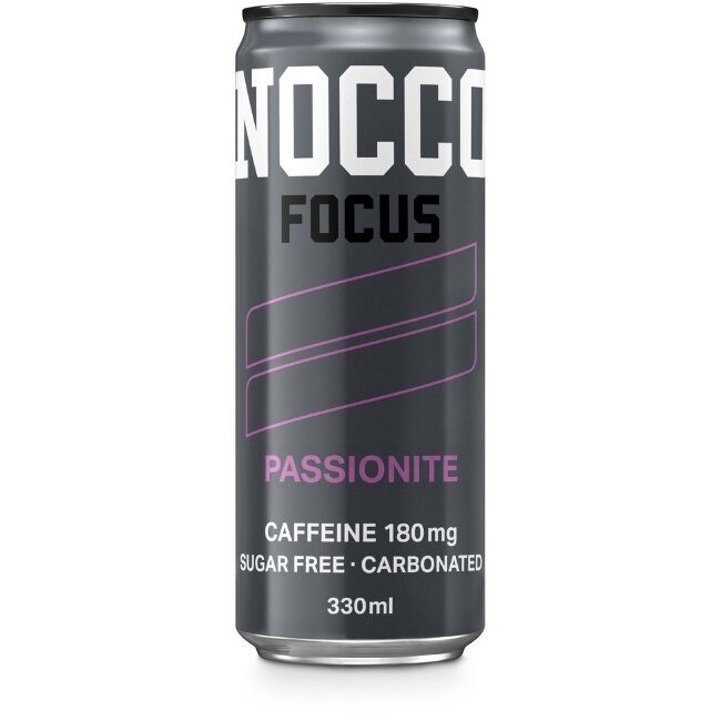 Газированный энергетический напиток NOCCO FOCUS Passionite с кофеином и витаминами 330 мл Газированный энергетический напиток NOCCO FOCUS Passionite с кофеином и витаминами 330 мл