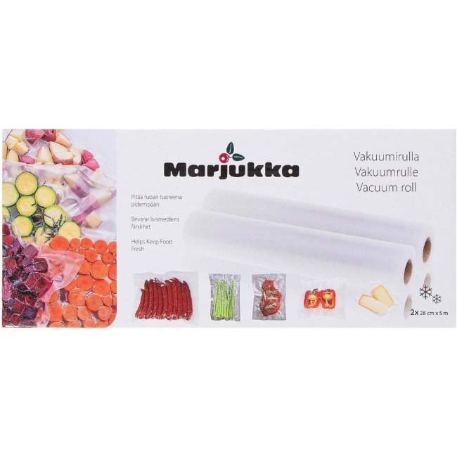 Пакет вакуумно-роликовый Marjukka 5м x 28см 2шт