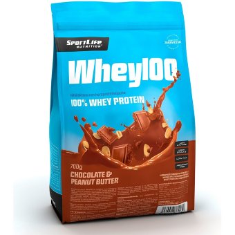 Сывороточный протеин SportLife Nutrition Whey100 700 гр шоколад-арахис Сывороточный протеин SportLife Nutrition Whey100 700 гр шоколад-арахис