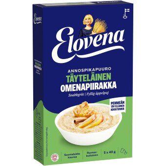 Порционный овсяный пудинг Elovena 200 гр со вкусом яблочного пирога