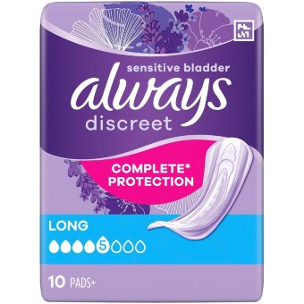 Прокладки для недержания Always Discreet Long 10 шт