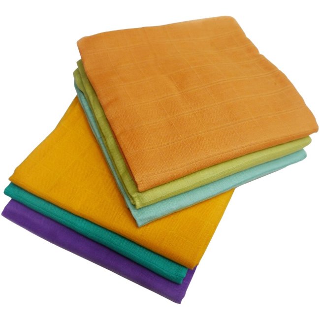 Бамбуковая марля Pilvi цветная 70x70 (уп 3 шт) Бамбуковая марля Pilvi цветная 70x70 (уп 3 шт)