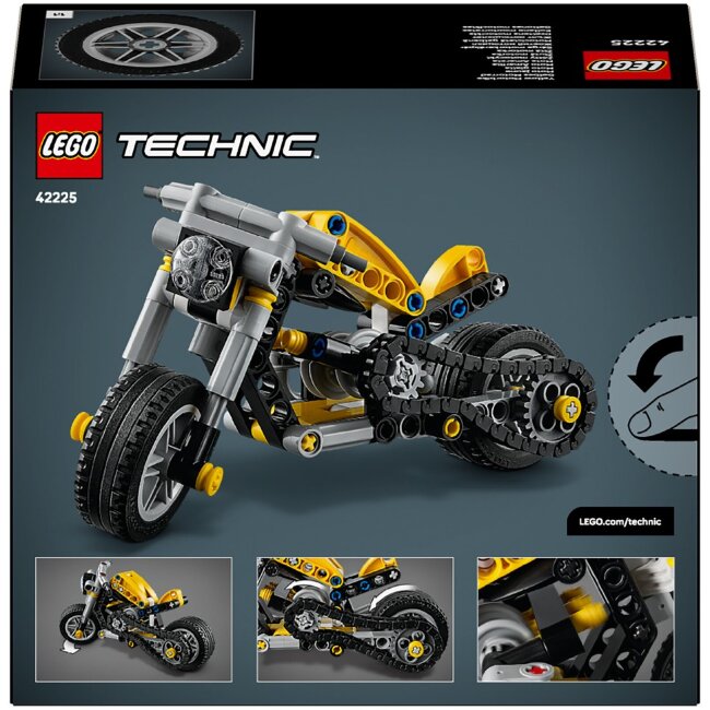 Конструктор LEGO® Technic жёлтый мотоцикл 42225 Конструктор LEGO® Technic жёлтый мотоцикл 42225
