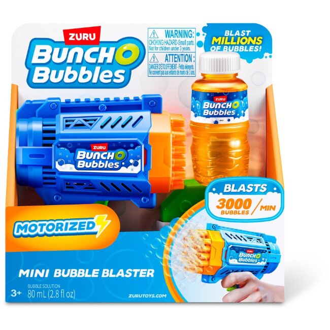 Пистолет для мыльных пузырей Bunch O Bubbles Small Dip Bubble Blaster Пистолет для мыльных пузырей Bunch O Bubbles Small Dip Bubble Blaster