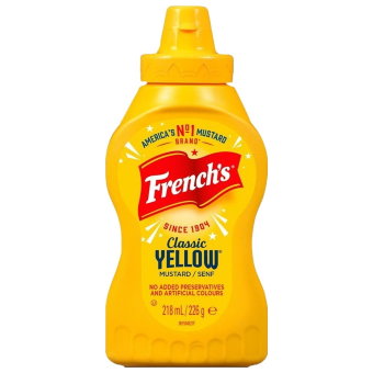 Классическая желтая горчица French's 226 гр Классическая желтая горчица French's 226 гр