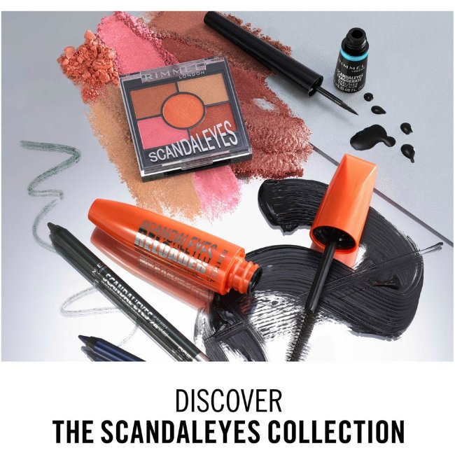 Жидкая подводка для глаз Rimmel Scandaleyes 2,5 мл водостойкая 003 черная