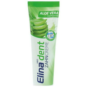 Зубная гель-паста для чувствительных зубов Elina (Aloe vera) 100 мл Зубная гель-паста для чувствительных зубов Elina (Aloe vera) 100 мл