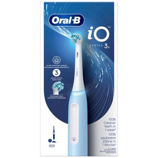 Электрическая зубная щетка Oral-B iO 3S Blue с технологией Braun Электрическая зубная щетка Oral-B iO 3S Blue с технологией Braun