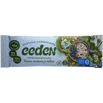 Питательная овсяная каша Eeden с черникой и кардамоном 60 гр