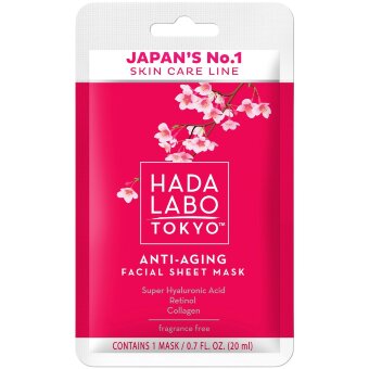 Маска для лица HADA LABO TOKYO Anti-Aging 20 мл