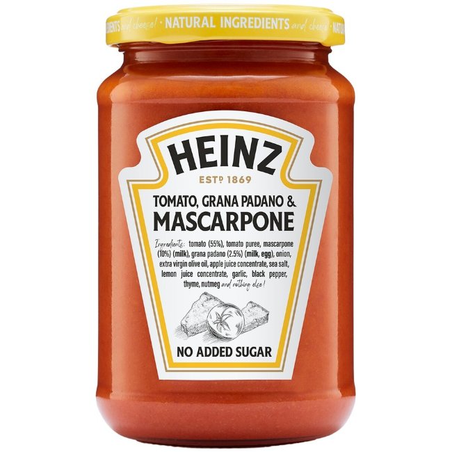 Паста-соус Heinz с томатом и маскарпоне 350 гр Паста-соус Heinz с томатом и маскарпоне 350 гр