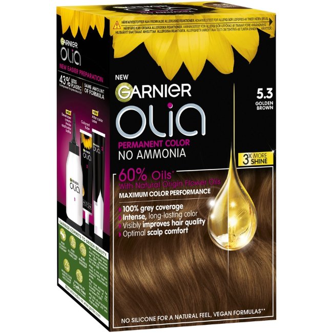 Крем-краска для волос Garnier Olia 5.3 золотисто-коричневый 174 мл Крем-краска для волос Garnier Olia 5.3 золотисто-коричневый 174 мл