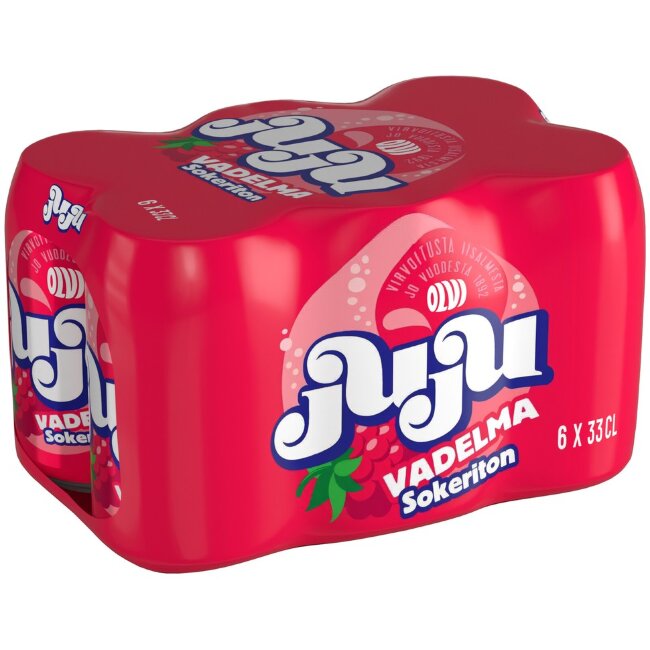 Напиток Juju Vadelma без сахара (уп 6 шт) 0,33 л