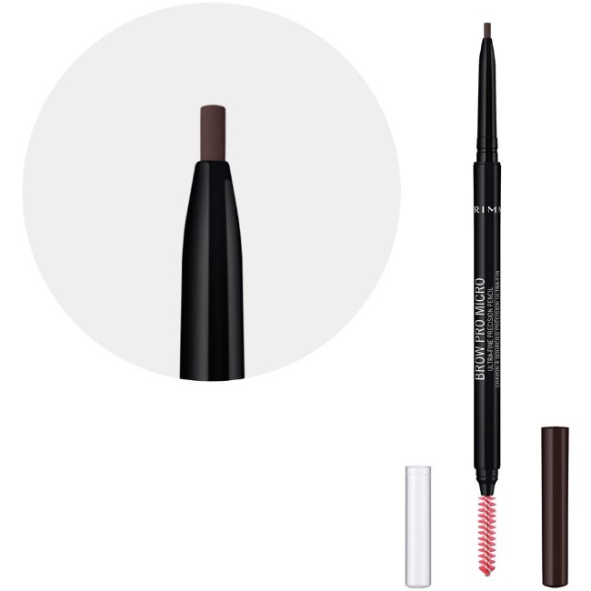 Карандаш для бровей Rimmel Brow Pro Microdefiner 0,09 гр, 003 темно-коричневый