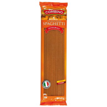 Цельнозерновые спагетти Combino 500 гр Цельнозерновые спагетти Combino 500 гр