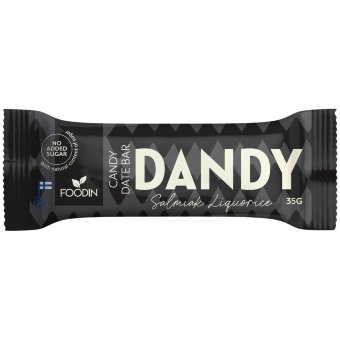 Карамельный батончик Foodin Dandy, лакричный салмиак, 35 гр Карамельный батончик Foodin Dandy, лакричный салмиак, 35 гр