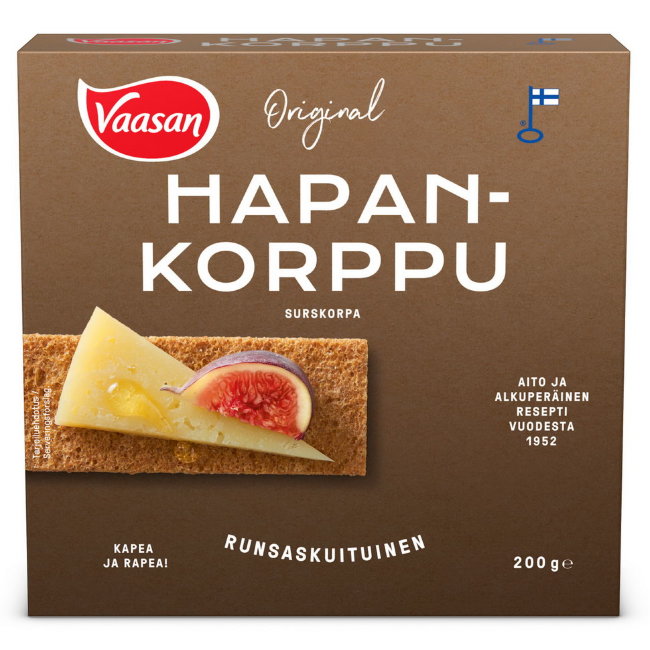 Хлебцы Vaasan (FINN CRISP) Original Hapankorppu 200 гр