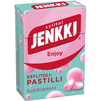 Ксилитоловые пастилки Jenkki Enjoy Bubblemint 80 гр